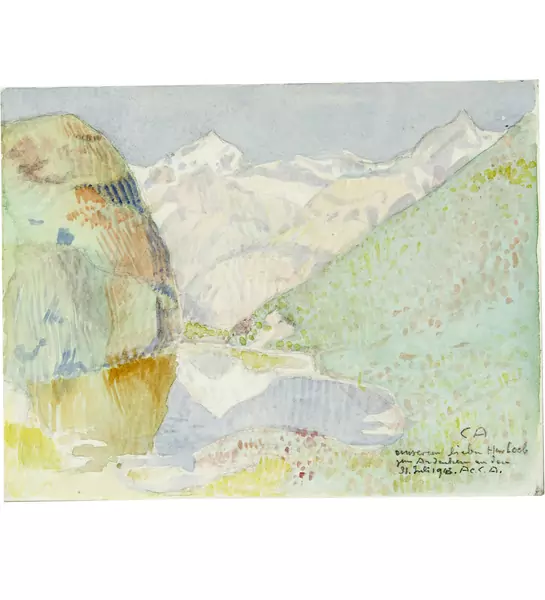 Cuno Amiet — Ryffelalp bei Zermatt — Galerie Kornfeld