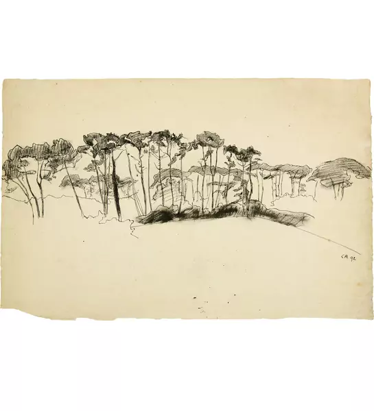 Cuno Amiet — Föhrenwald — Galerie Kornfeld