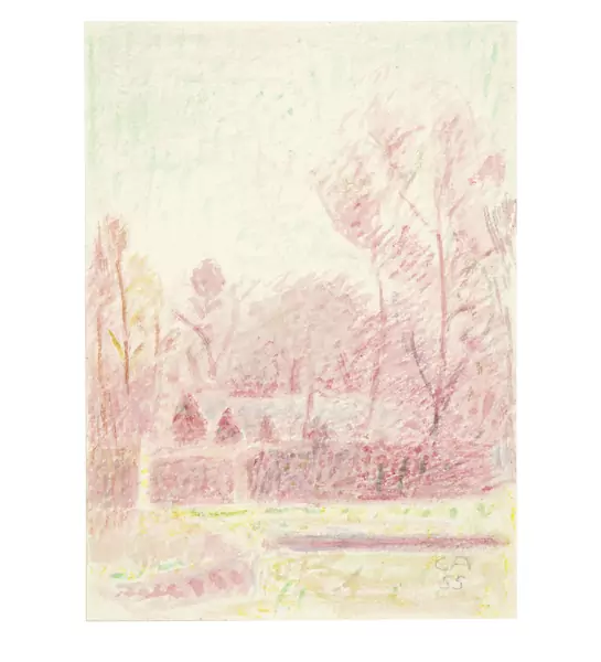 Cuno Amiet — Kleine Gartenansicht auf der Oschwand — Galerie Kornfeld