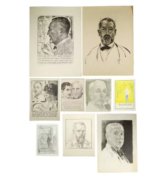 Cuno Amiet — Sammelnummer zum Thema Selbstbildnis — Galerie Kornfeld