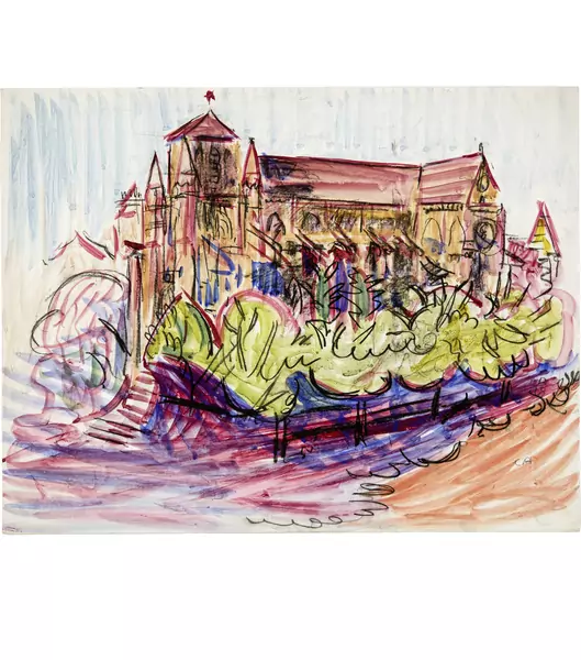 Cuno Amiet — Basilica Notre-Dame, Genf — Galerie Kornfeld