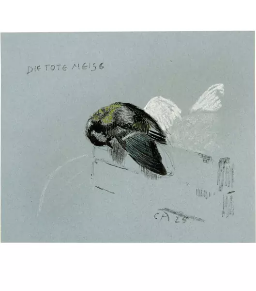 Cuno Amiet — Die tote Meise — Galerie Kornfeld
