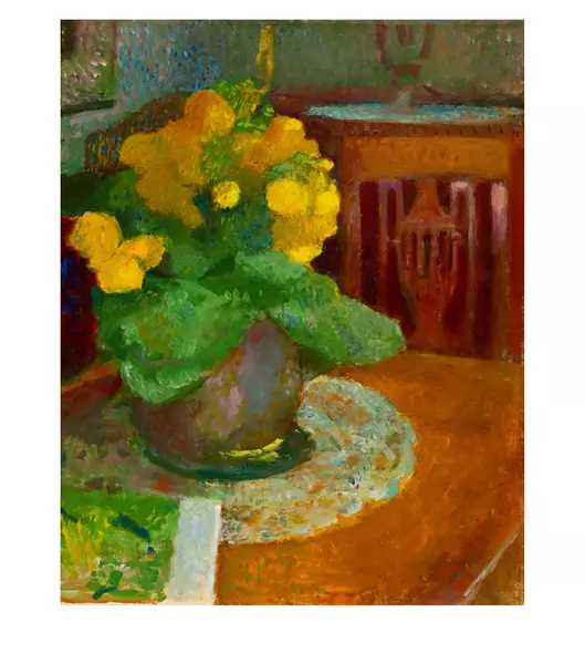 Cuno Amiet — Stillleben mit Blumen im Interieur — Galerie Kornfeld