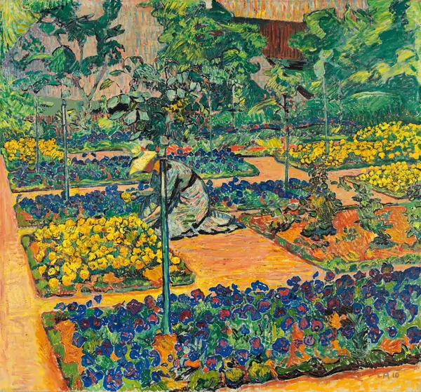 Cuno Amiet — Der Penséesgarten – Garten auf der Oschwand — Galerie Kornfeld