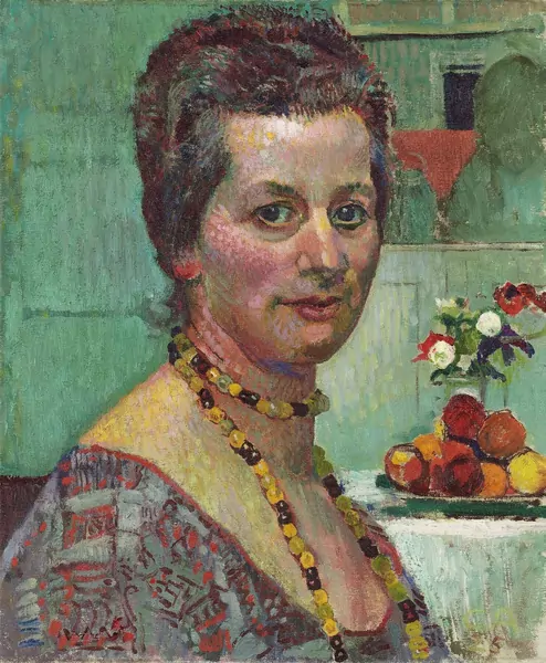 Cuno Amiet — Bildnis Frau Amiet — Galerie Kornfeld