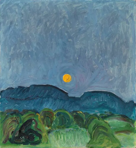 Cuno Amiet — Kleine Mondlandschaft — Galerie Kornfeld