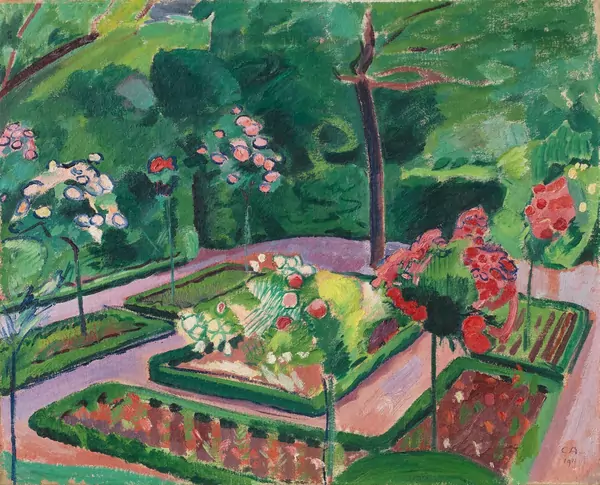 Cuno Amiet — Der Blumengarten auf der Oschwand — Galerie Kornfeld