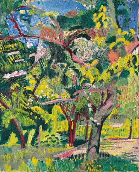 Cuno Amiet — Blühende Bäume — Galerie Kornfeld