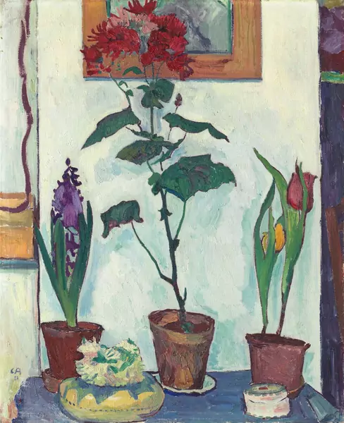 Cuno Amiet — Tulpenstillleben — Galerie Kornfeld