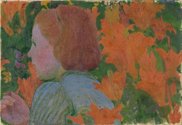 Cuno Amiet — Söphi in den Lilien — Galerie Kornfeld