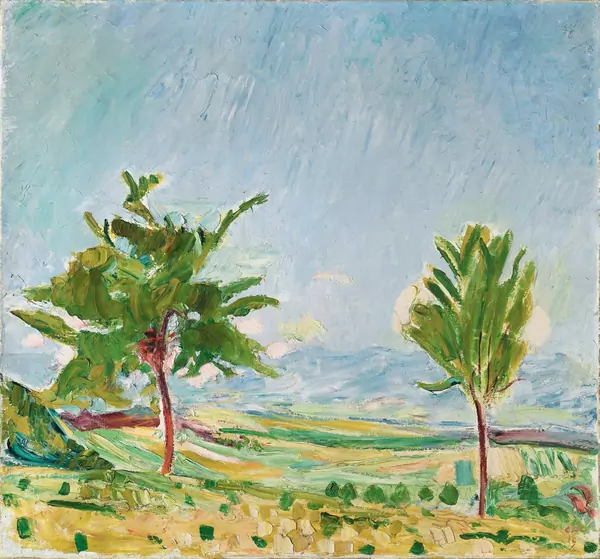 Cuno Amiet — Zwei Bäume — Galerie Kornfeld