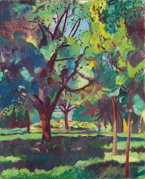 Cuno Amiet — Obstgarten auf der Oschwand — Galerie Kornfeld