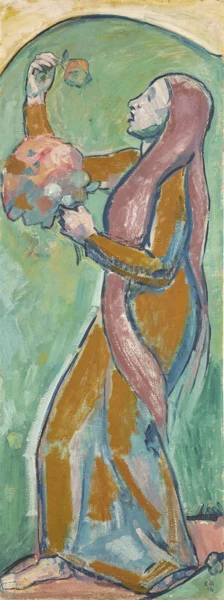 Cuno Amiet — Dekoration Blumenfrauen I, 1914