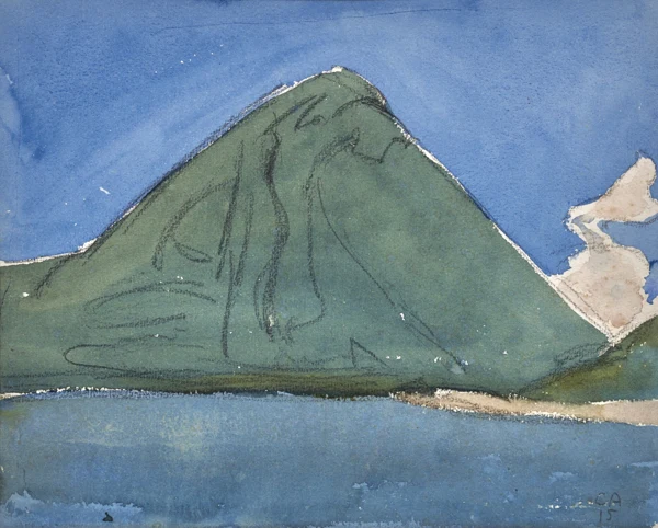Cuno Amiet — Niesen mit Thunersee, 1915