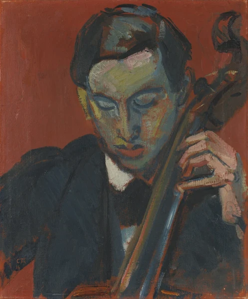 Cuno Amiet — Der Cellospieler (Hans Münch), 1916