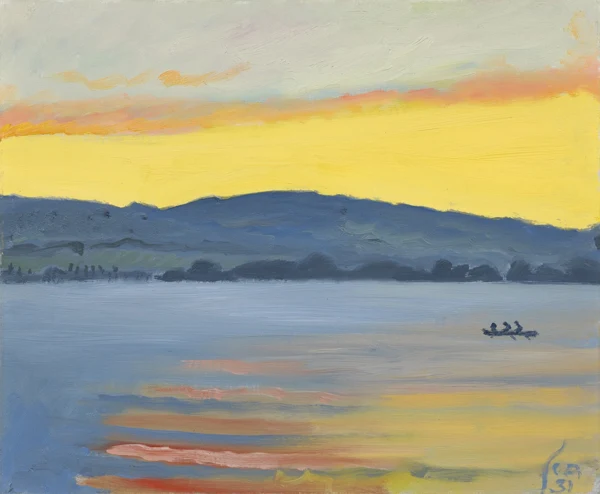 Cuno Amiet — Thunersee in der Dämmerung, 1931