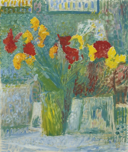 Cuno Amiet — Stillleben mit Blumen, 1959