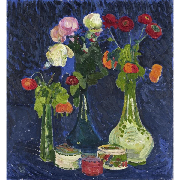 Cuno Amiet — BLUMENSTILLLEBEN, 1905 STILLLIFE WITH FLOWERS, 1905