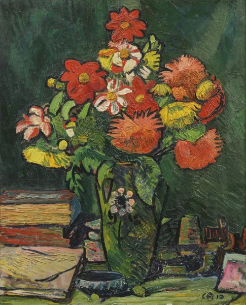Cuno Amiet — Blumenstillleben, 1910
