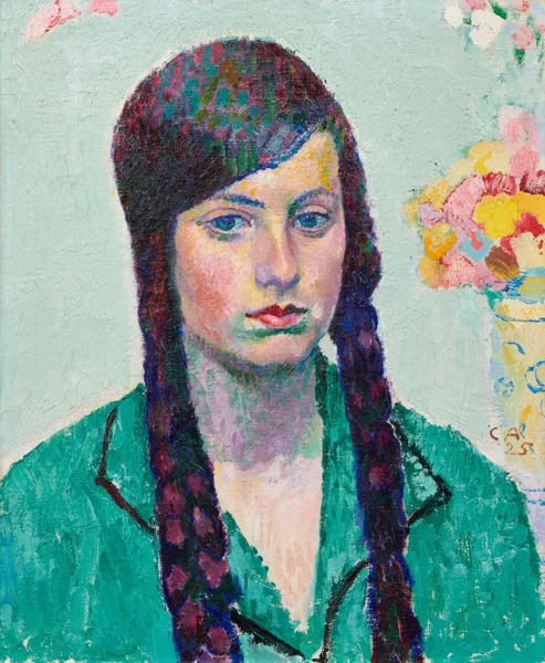 Cuno Amiet — Bildnis Edith Kottmann, 1925