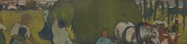 Cuno Amiet — Heuernte bei Hellsau, 1894