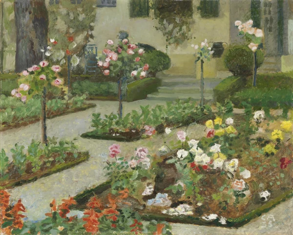 Cuno Amiet — ROSENGARTEN, 1935ROSE GARDEN, 1935