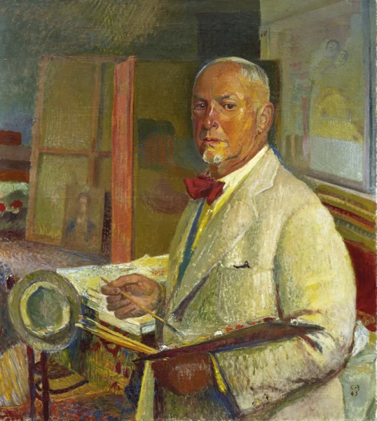 Cuno Amiet — Selbstbildnis, 1943