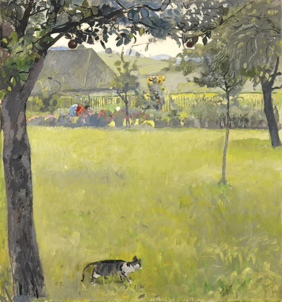 Cuno Amiet — Sommerliche Gartenlandschaft, 1934