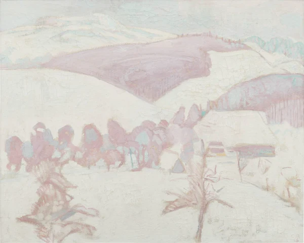 Cuno Amiet — Winterlandschaft, 1916