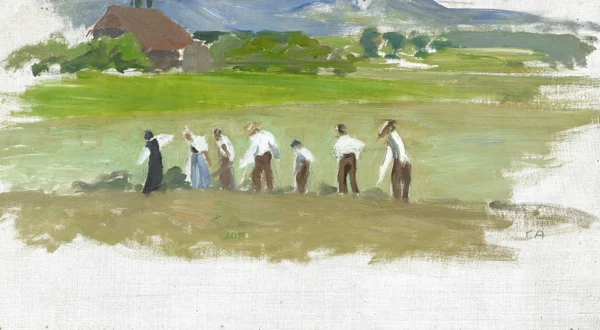 Cuno Amiet — Heuer in Hellsau
