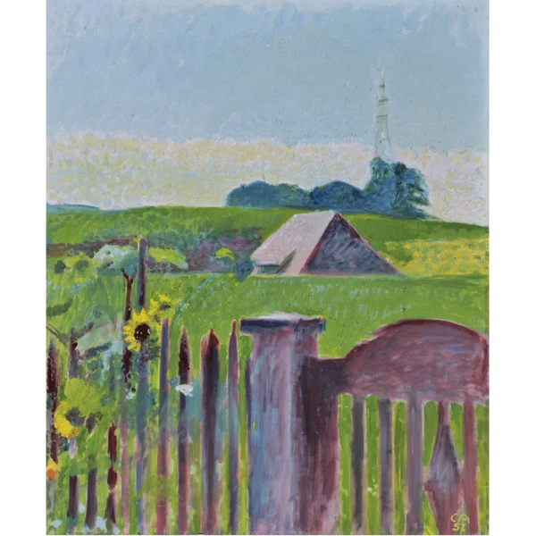 Cuno Amiet — DAS GARTENTOR, 1957GARDEN DOOR, 1957
