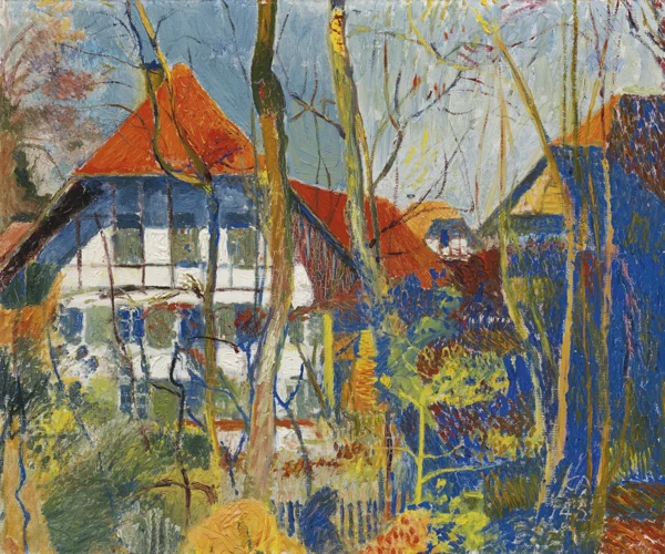 Cuno Amiet — Bauernhof, 1943