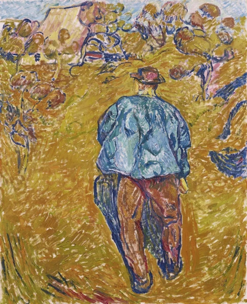 Cuno Amiet — Die blaue Bluse, 1910