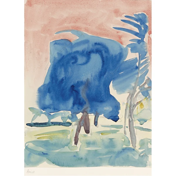 Cuno Amiet — BLAUE BÄUMEBLUE TREES