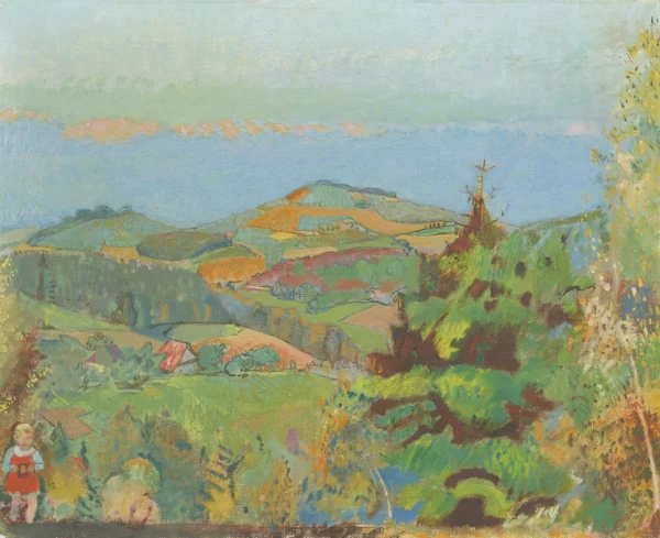 Cuno Amiet — Emmentaler Landschaft (Lueg), 1929
