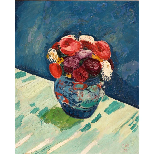 Cuno Amiet — BLUMENSTILLLEBEN, 1912FLOWER STILL LIFE, 1912