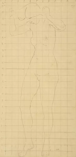 Studie einer Dame