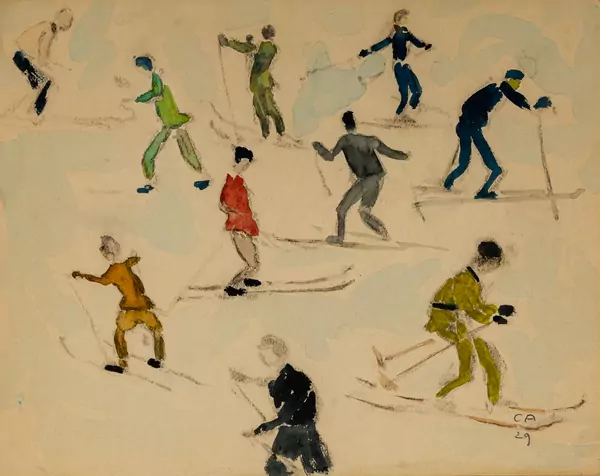 Skifahrer