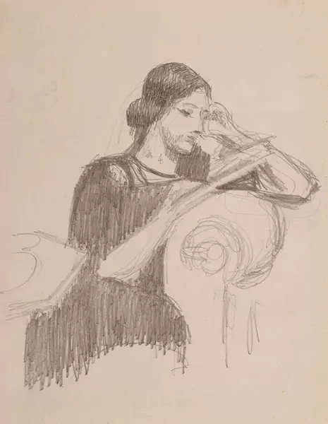 Greti auf dem Sofa