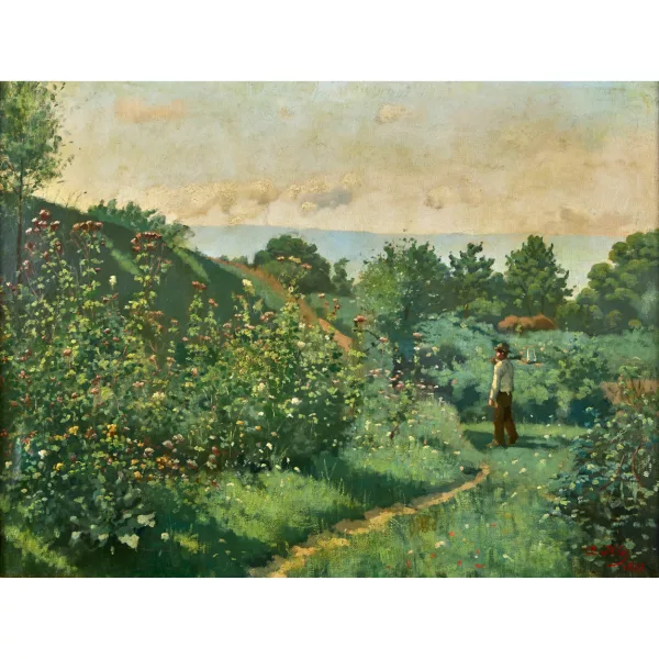 Daniel Ihly — Gärtner in Sommerlandschaft.