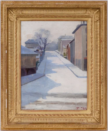 Rue enneigée