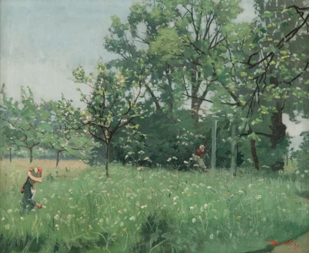 Après-midi d'été à la campagne