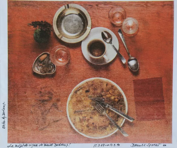 Daniel Spoerri — Eaten by Marcel Duchamp (Le mégot de cigare de Marcel Duchamp), 1964-90