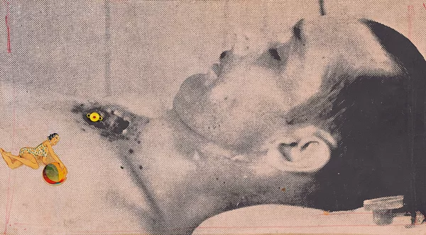 Daniel Spoerri — Totlachen (crever de rire), aus dem Zyklus "Criminal Investigations", 1978