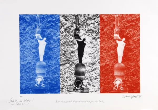 Daniel Spoerri — Bicentenaire de la Revolution du Marquis de Sade, 1989