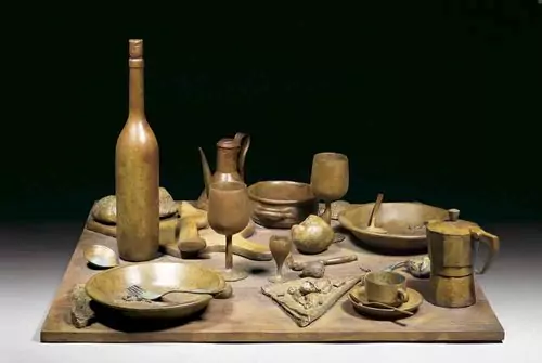 DANIEL SPOERRI — Pranzo eterno (Ewige Mahlzeit). 1994. — Koller Auktionen