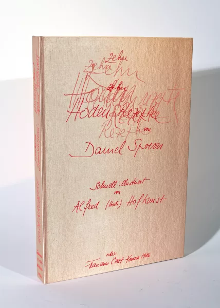 Daniel Spoerri — Portfolio. Zehn Hoden Rezepte, 1986