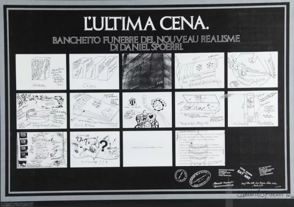 Daniel Spoerri — L'ultima cena, 1970