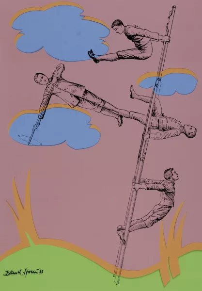 Daniel Spoerri — Synoptische Tafel, aus "Art Zanders 80", 1980