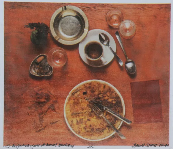 Daniel Spoerri — Eaten by Marcel Duchamp (Le mégot de cigare de Marcel Duchamp), 1964-90